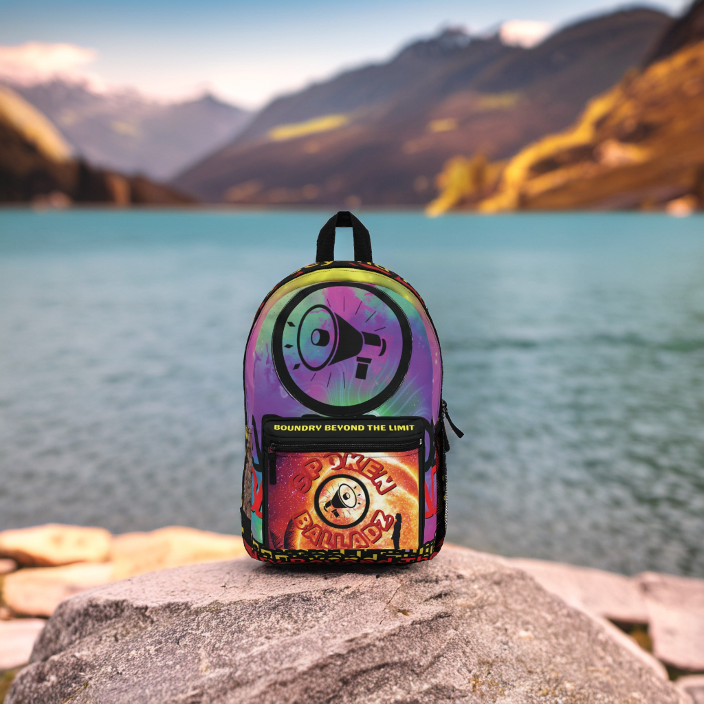 Spoken Balladz 'Say It Twice' Designer Backpack Printify