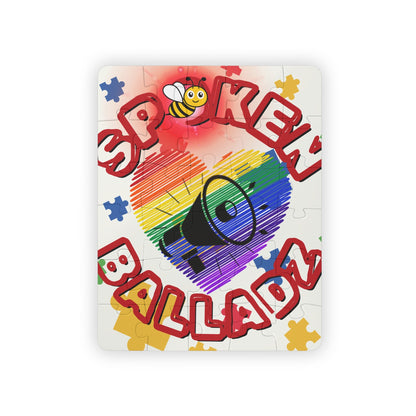 Spoken Balladz Autism Beyond The Limit With Love Kids' 30-Piece Puzzle Printify
