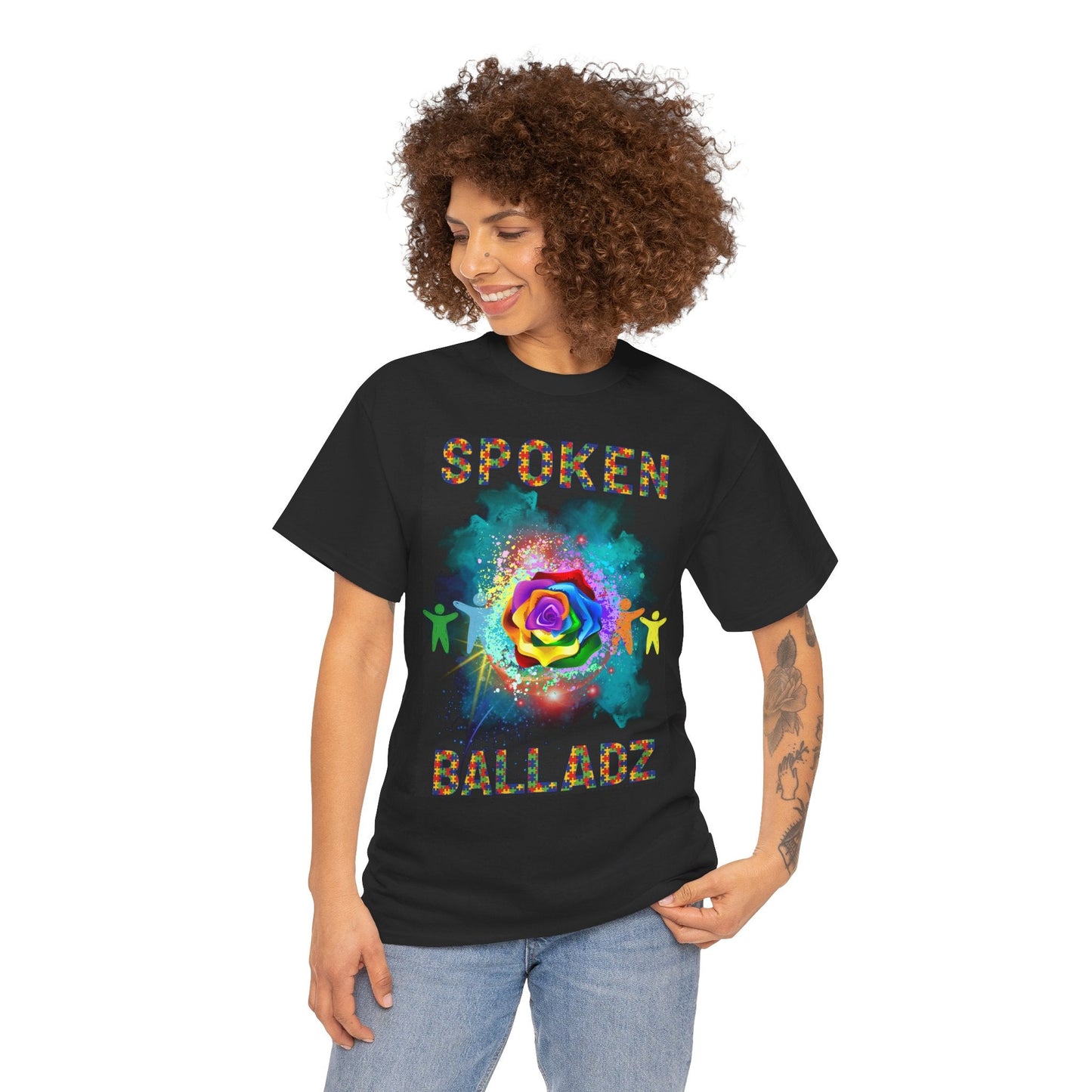 Spoken Balladz Autism Beyond The Limit (Adults) Designer T-Shirt Printify