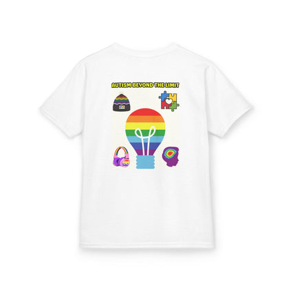 Spoken Balladz Kid's Autism Beyond The Limit with Love Designer T-Shirt Printify