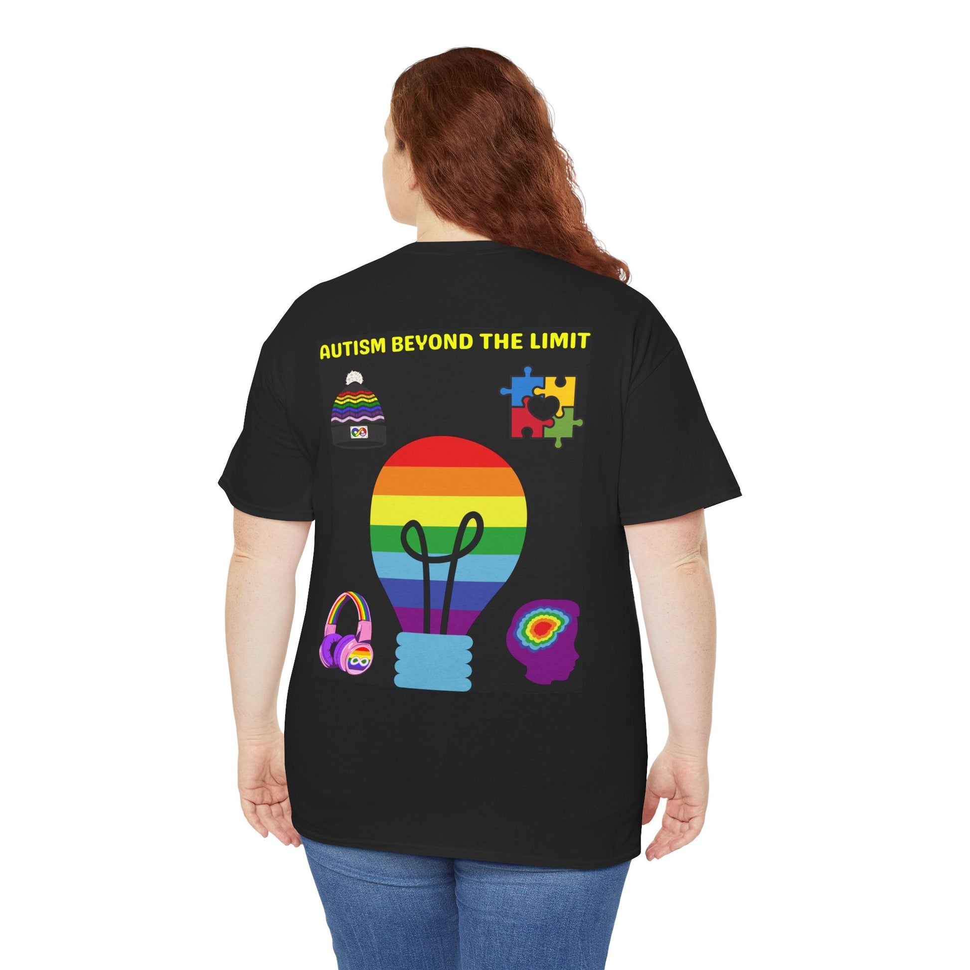 Spoken Balladz Autism Beyond The Limit With Love (Adults) Designer T-Shirt Printify