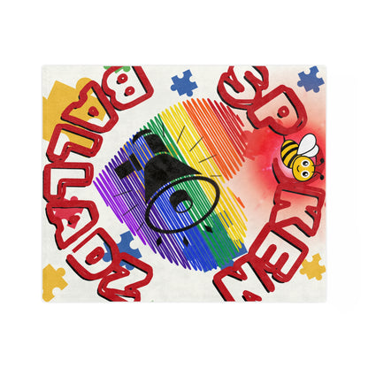 Spoken Balladz Autism Beyond The Limit With Love Microfiber Blanket