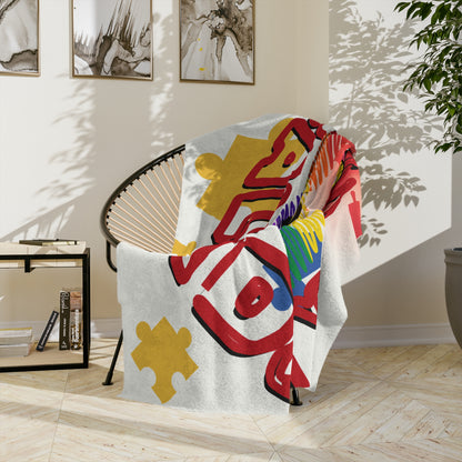 Spoken Balladz Autism Beyond The Limit With Love Microfiber Blanket