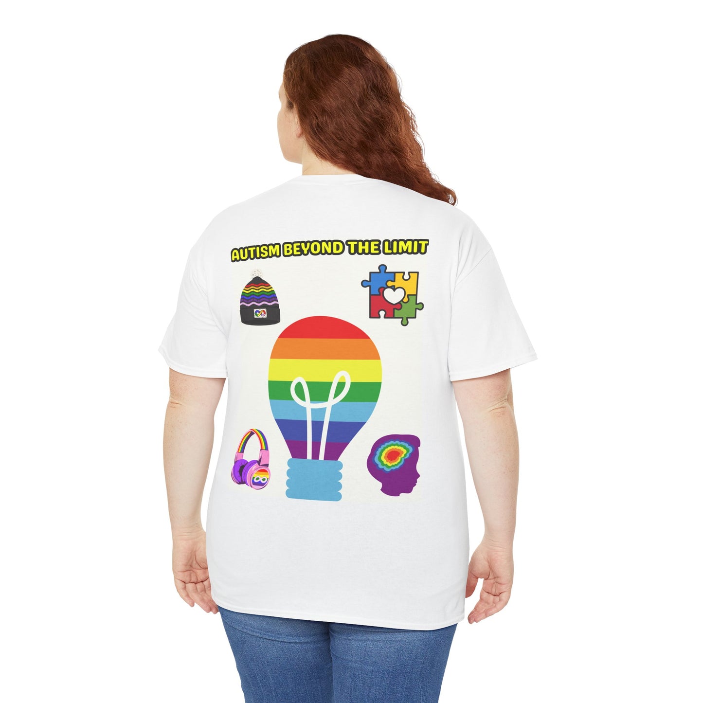 Spoken Balladz Autism Beyond The Limit With Love (Adults) Designer T-Shirt