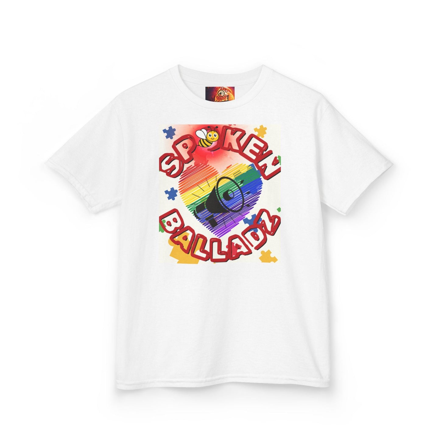 Spoken Balladz Kid's Autism Beyond The Limit with Love Designer T-Shirt Printify
