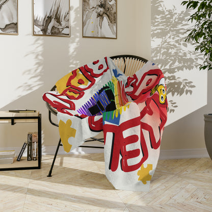 Spoken Balladz Autism Beyond The Limit With Love Microfiber Blanket