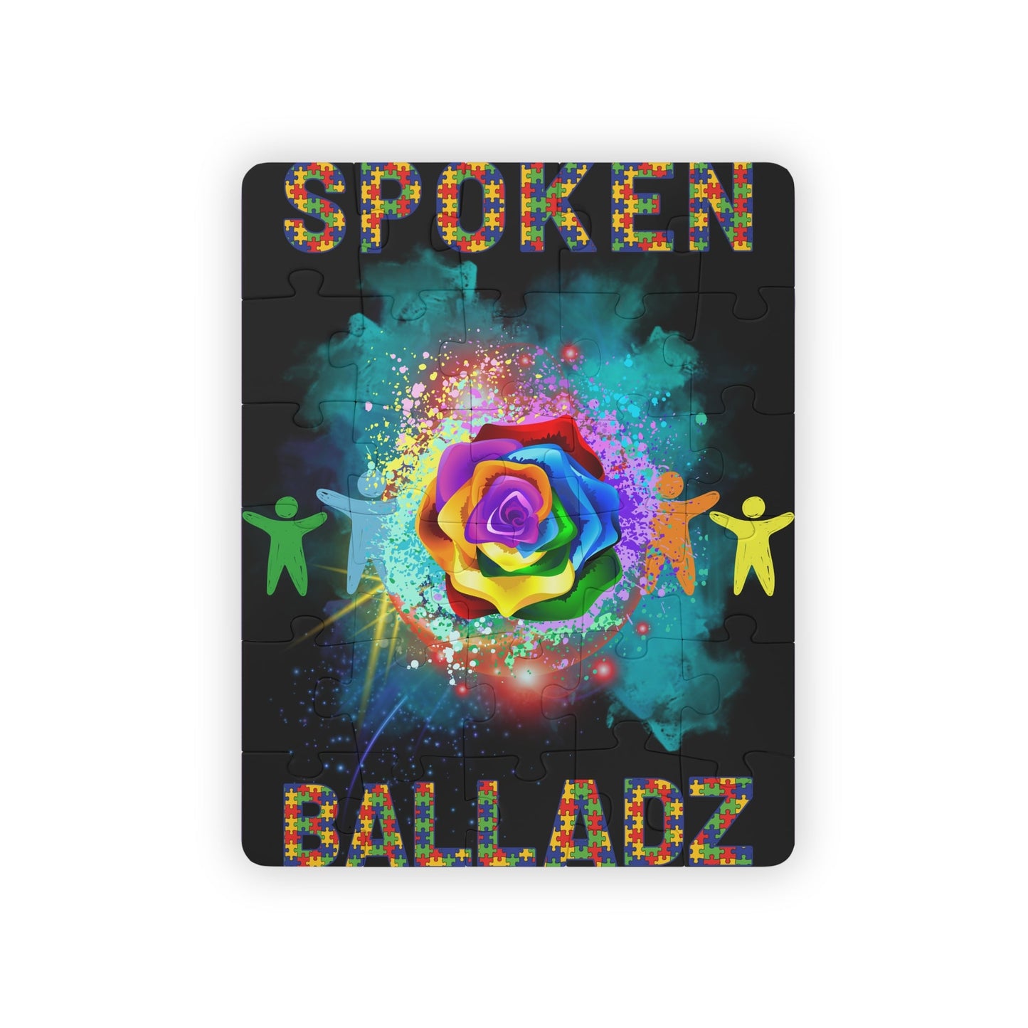 Spoken Balladz Autism Beyond The Limit Kids' Puzzle - 30-Piece No Limit Flower Printify