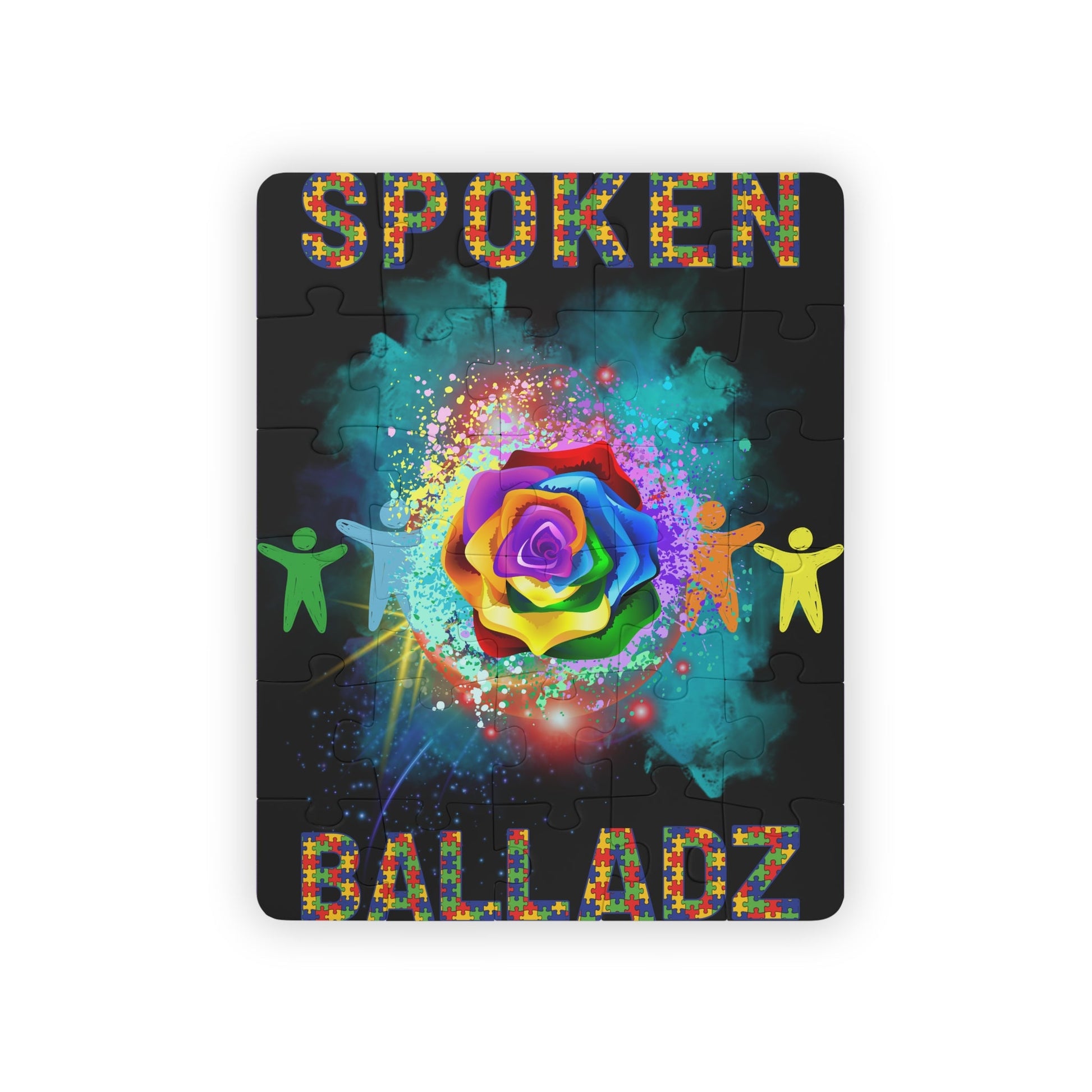 Spoken Balladz Autism Beyond The Limit Kids' Puzzle - 30-Piece No Limit Flower Printify