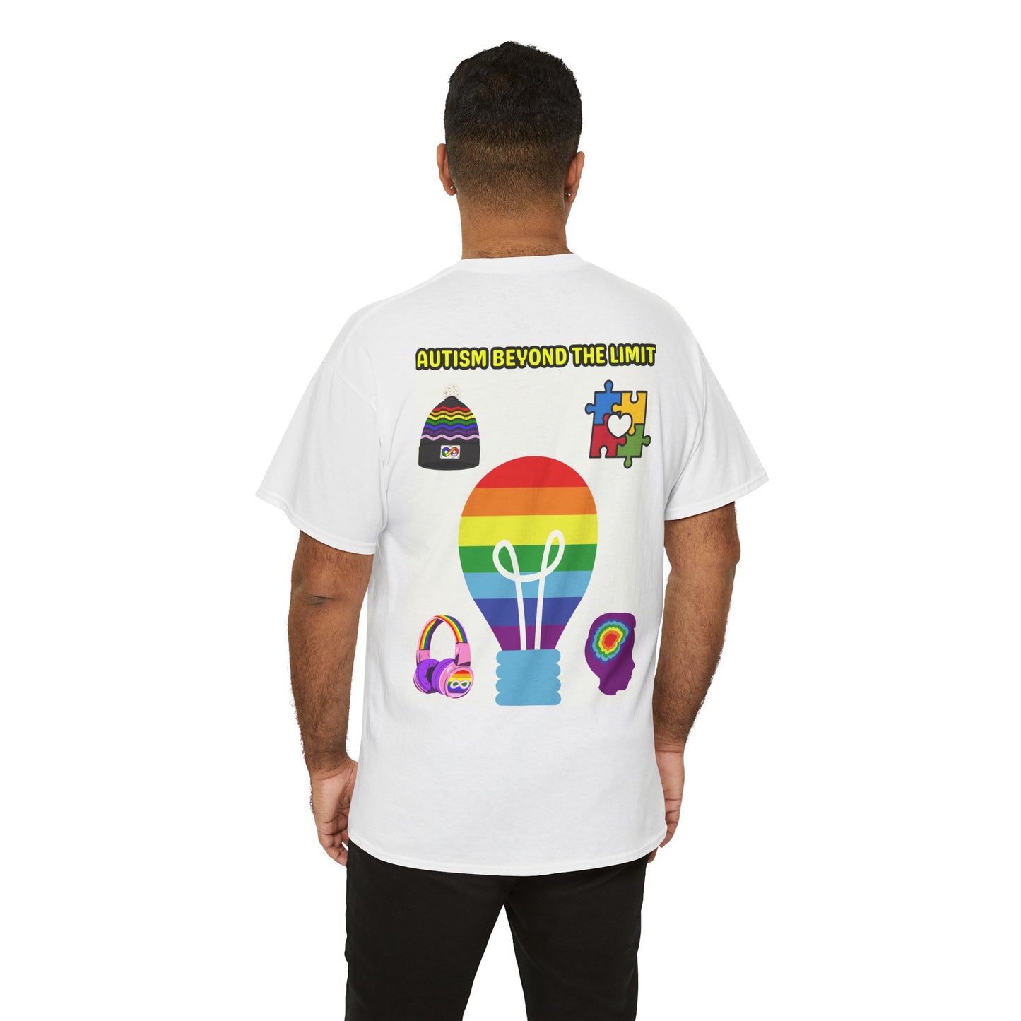 Spoken Balladz Autism Beyond The Limit With Love (Adults) Designer T-Shirt