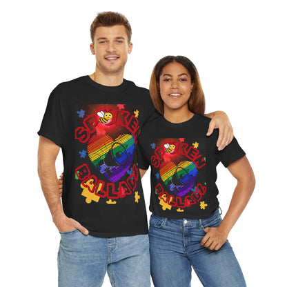 Spoken Balladz Autism Beyond The Limit With Love (Adults) Designer T-Shirt Printify