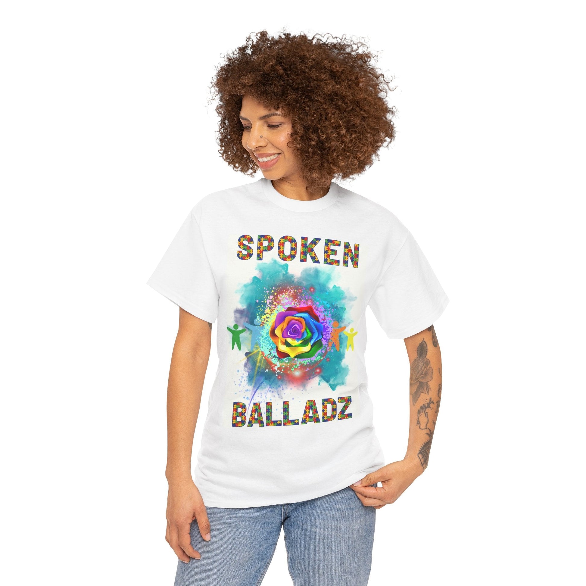 Spoken Balladz Autism Beyond The Limit (Adults) Designer T-Shirt Printify